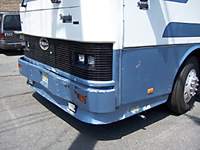 Damaged RV Bumper ready for Abuseproof™